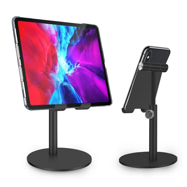 Adjustable Tablet/Phone Stand, Height Angle Adjustable Phone Holder for Desk, Universal Aluminum