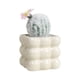 thumbnail image 2 of Faux Cactus Greenery in Ceramic Pot for Home Office Desk Decor 1-Piece, 2 of 6