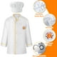 thumbnail image 5 of Set de cocina Pretend Play Juboury con utensilios de cocina de acero inoxidable, 5 of 7