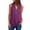 #02 Purple, variant on Ichuanyi Womens Tops Women's Summer Shirts Zip Casual Tunic V-Neck Rollable Blouse Tops T-Shirt