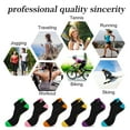 thumbnail image 7 of Loritta Ankle Socks for Women 6 Pairs Low Cut Black Athletic No Show Socks for Women Size 10-12, 6 Pairs, 7 of 7