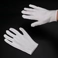 thumbnail image 5 of Guantes de algodón blanco guantes de trabajo guantes blancos texto juego etiqueta protección laboral puro algodón sudor guantes blancos, 5 of 5
