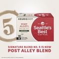 thumbnail image 3 of Seattle's Best Coffee Post Alley Blend (Previously Signature Blend No. 5) Dark Roast Single Cup Coffee for Keurig Brewers, 1 Box of 10 (10 Total K-Cup pods), 3 of 5