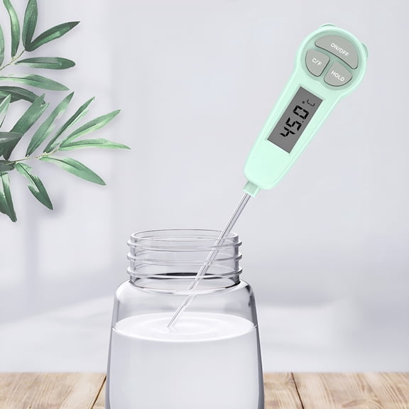 GJX Digital Water Temperature Thermometer with Stainless Steel Probe,for Milk Food and Cooking Instant Read Food Temperature Thermometer