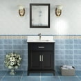 thumbnail image 5 of Vanity Art 24" Single Sink Bathroom Vanity Set with Engineered Marble Top and Free Mirror, 5 of 5