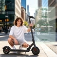 thumbnail image 6 of iScooter 350W Electric Scooter for Adults, 6 / 12 /18 Mph 3-Speed Escooter, Up to 15-21 Miles Range, Foldable Commuting Electric Scooter for Teens, 6 of 7