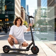 iScooter 350W Electric Scooter for Adults, 6 / 12 /18 Mph 3-Speed Escooter, Up to 15-21 Miles Range, Foldable Commuting Electric Scooter for Teens