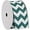 Green, variant on Grosgrain Chevron Ribbon by Threadart 3/8" - 10 Yards - Country Blue