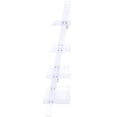 thumbnail image 4 of Bowery Hill Modern 4 Shelf Contemporary Clear Acrylic Ladder Bookcase, 4 of 5