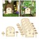 thumbnail image 3 of Puerta en miniatura de gnomo de hadas con placa para decoración de árboles, puerta de casa de hadas, Estilo 2 kusrkot puerta de hadas en miniatura, 3 of 8