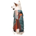 thumbnail image 1 of Balery Swimming Goggled Flamingo Sudadera con Capucha para Perros Pequeños – Ropa para Mascotas, Disfraz para Perros y Gatos, Ideal para Fiestas y Cosplay-Medium, 1 of 7