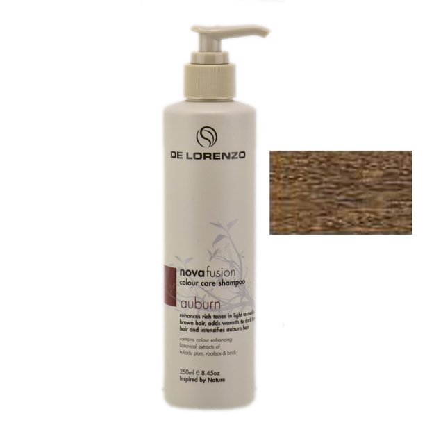 De Lorenzo Nova Fusion Colour Care Shampoo (Color Auburn 8.4 oz