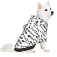 thumbnail image 2 of Gaeub Fish Bones Dog Hoodie Sweatshirts Warm Dog Clothes for Small Dogs,Puppy and Cat Costume-X-Large, 2 of 7