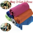 thumbnail image 3 of ZLight Serviette Glacée Rafraîchissante Réutilisable Séchage Rapide pour Femmes Course Entraînement Physique Gym Rose 1Ensemble, 3 of 6