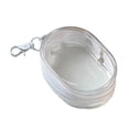 thumbnail image 1 of GHRYTY #TRANSPARENT# Cable Storage Bag with Locking Hook,Waterproof Mini Storage Bag,Portable Headset Data Cable Organizer Box,Clear Hard Shell Zipper Case for Jewelry,Gadgets L7T2, 1 of 7