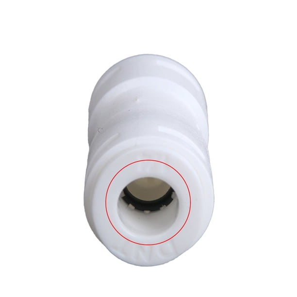 10pcs 1/4in Straight Quick Connecto Water Purifier Check Valve