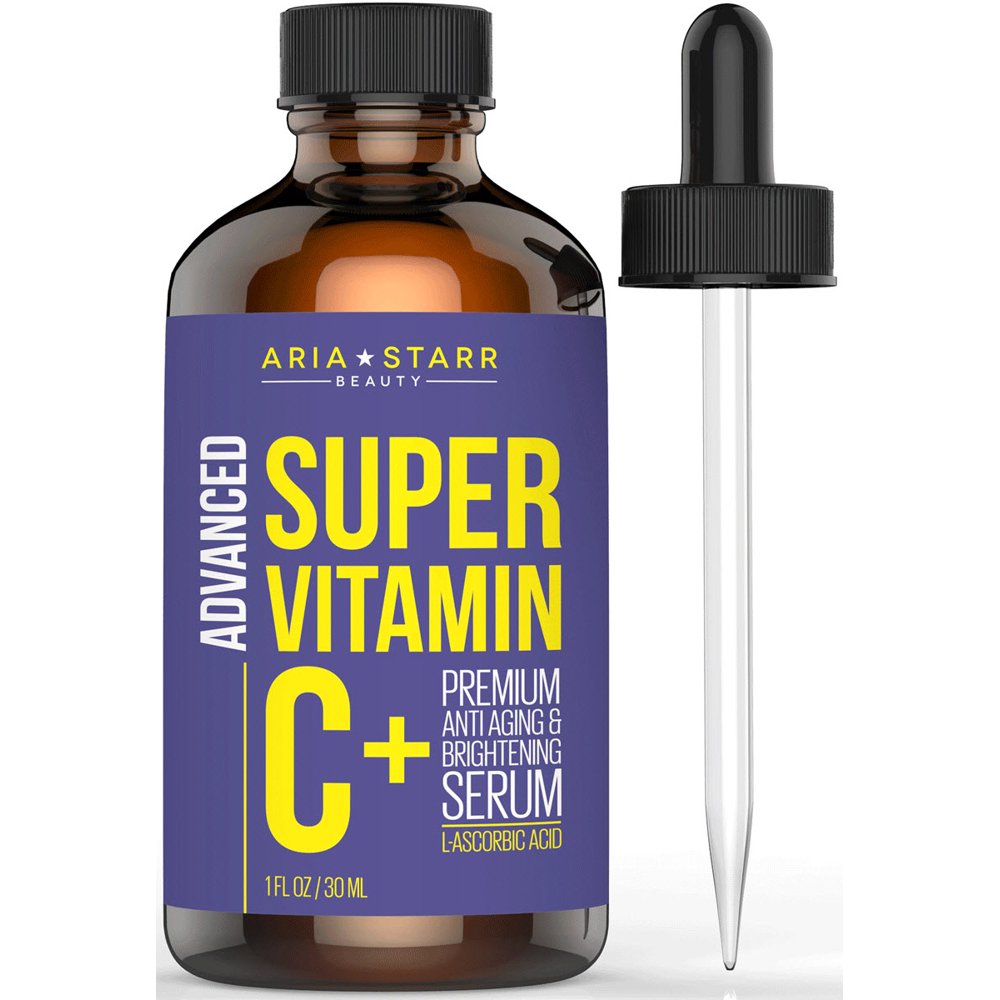 Aria Starr Vitamin C Serum LAscorbic Acid For Face, Skin Repair, Acne