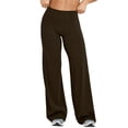 thumbnail image 2 of Fold Over Yoga Pants for Women Solid Color Low Rise Wide Leg Sweatpants Y2k Foldover Lounge Bell Bottoms 2026, 2 of 5
