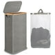 thumbnail image 1 of Cesto para ropa sucia ieGrow Slim con tapa y bolsa interior extraíble, 1 of 4
