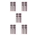 thumbnail image 2 of Justharion 1 Set Color Street Nail Strips Nails Stickers Solid Color Art Decals Beauty Tool Salon Supplies Manicure Kit Decorations 69 5Set, 2 of 6