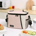 thumbnail image 2 of AFQH Large Capacity Insulated Cooler Waterproof Lunch Box Bag for Work Office Travel, 2 of 8