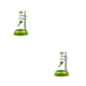 thumbnail image 1 of Greeniant Dispensador automático de botellas de agua, contenedor portátil de comida para mascotas, bebedero ligero, cuencos de alimentación Verde 23.8 × 23.8 × 39 cm 2piezas, 1 of 6