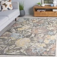 thumbnail image 2 of SAFAVIEH Blossom Vivyan Floral Area Rug, Green/Charcoal, 8' x 10', 2 of 8