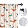 thumbnail image 4 of Blackout Kids Curtains,Dachshund Childrens Insulated Curtains Set Of 2,Bedroom Essentials,Toddler Room Decor 42x54in(106x137cm), 4 of 4