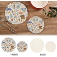 thumbnail image 4 of SKYSONIC Pot Holders Trivets set, 2 Pcs,Cute Dogs and Florals Potholders for Kitchen Thread Weave Trivets for Hot Dishes/Pot/Bowl/Teapot/Hot Pot Holders, 4 of 7