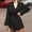 Black, variant on 2023 Women Winter Coat Womens V-neck Straight Long Sleeved Pocket Women's Windbreaker Cardigan Jacket