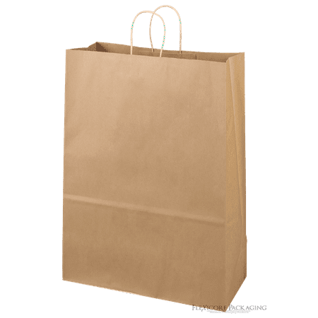 Brown Kraft Paper Bags, 13"x7"x17", 50ct