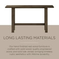 thumbnail image 2 of Maven Lane Hera Modern Wooden Console Table in Weathered Brown Finish, 2 of 6