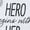 WHITE, variant on - Hero Begins With Her - Toddler And Youth Short Sleeve Graphic T-Shirt