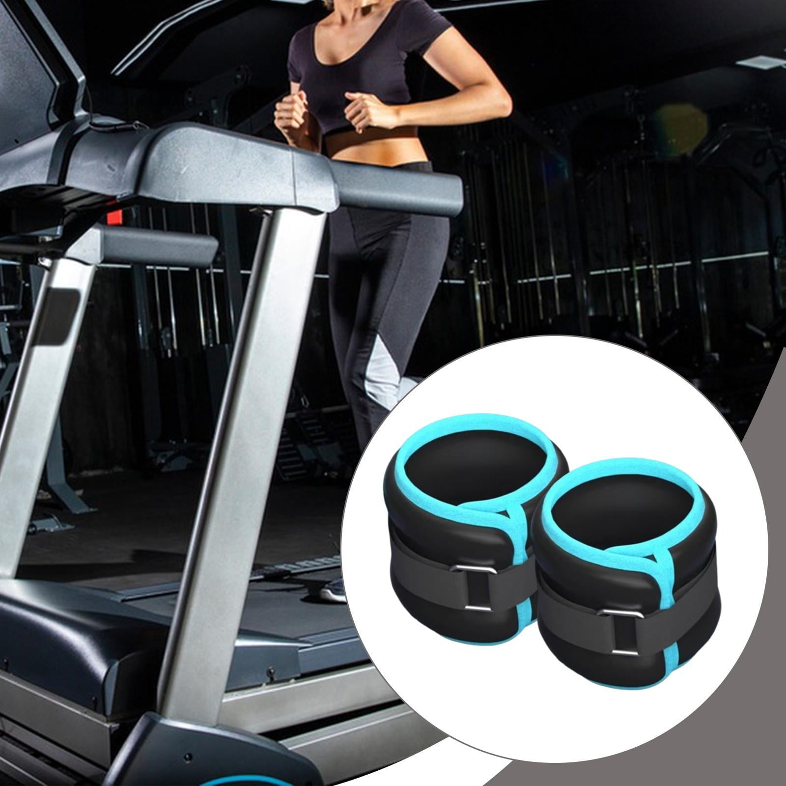 DimyFew 2 Pieces Ankle/Wrist Weights Leg Weight Straps Adults Women Men Cuffs Arm Weights Strength Training for Running Walking Dance Total 0.5KG 22cmx8cm