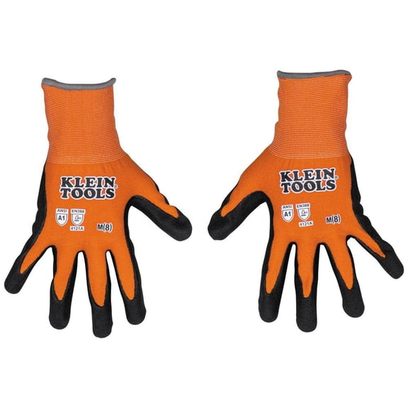 Klein Tools A1 Cut Knit Dipped Gloves, Medium, 2Pk