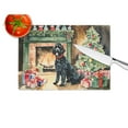 thumbnail image 3 of Portuguese Water Dog Cozy Christmas Glass Cutting Board Large 12 in x 15 in, 3 of 5