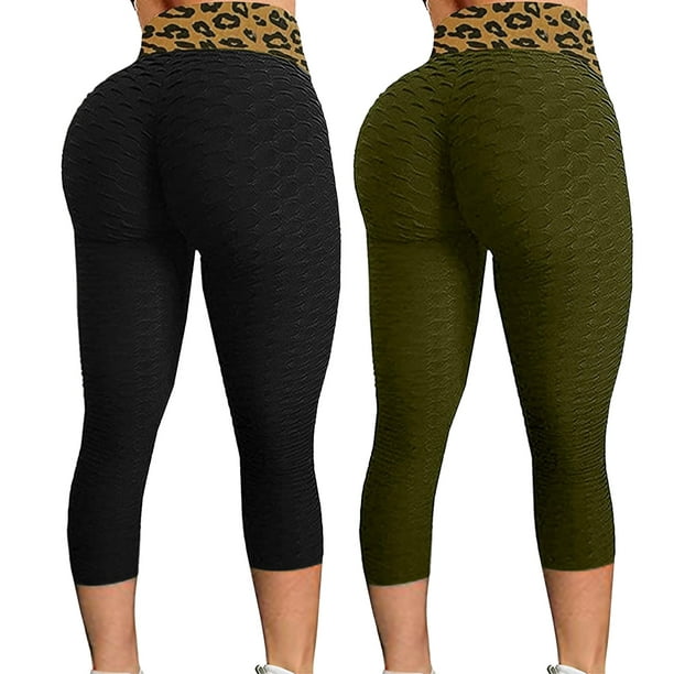 Yoga Pants For Women With Pockets Women Trendy Print Yoga Pants Plus Size  Casual High Waist Sport Pants Je398 