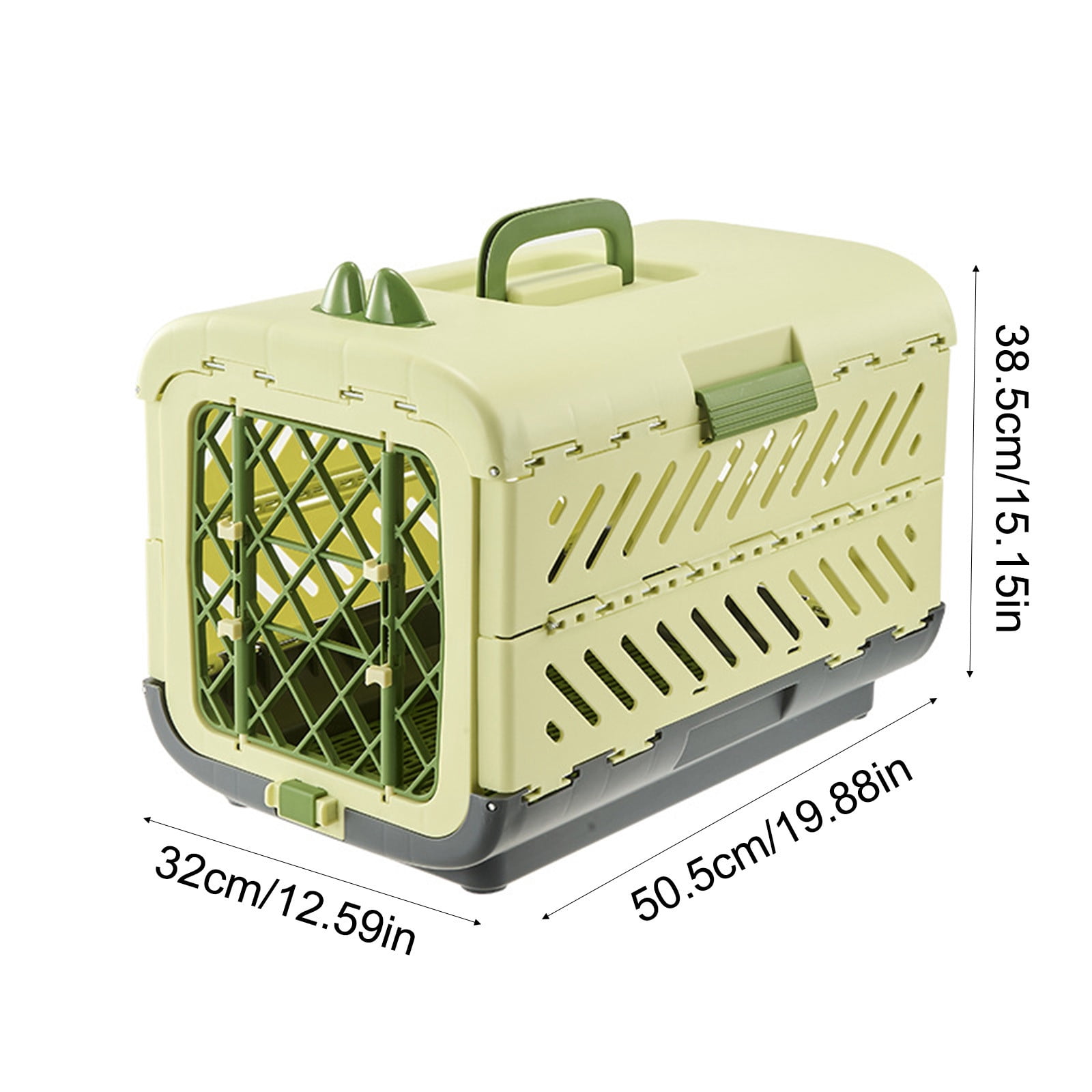 TechToyHub Foldable Large Pet Carrier Portable Soft Sided Dog Pet Crate for Travel – Airline Approved Collapsible Kennel with Car Safety Strap Loops & Carry Handles for Car Back Seat