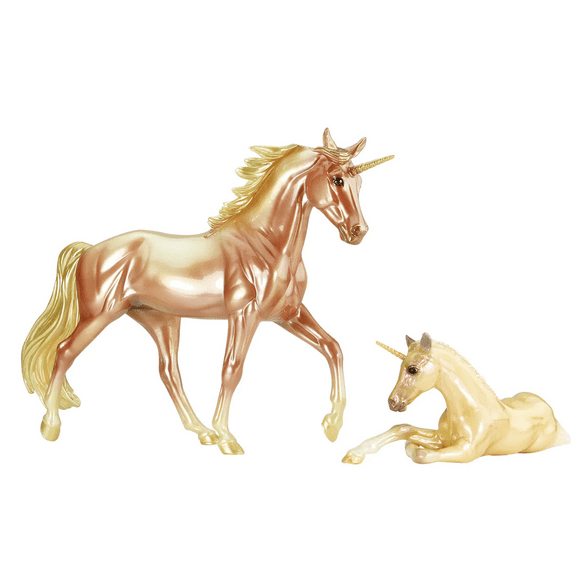 Breyer Horses Ceres & Minerva Unicorn Mare and Foal Limited New with Box