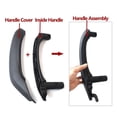 thumbnail image 6 of Interior Car Left Right Passenger Door Handle Outer Cover Leather Trim Replacement For BMW X3 X4 F25 F26 2010-2016, 6 of 7