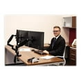 thumbnail image 3 of Fellowes Manufacturing 8042601 53 x 6 x 35 in. Platinum Series Triple Monitor Arm, Black, 3 of 3