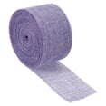 thumbnail image 1 of Unique Bargains 2 Inch x 11 Yards Jute Crafts Party Wrapping Decoration Burlap Fabric Ribbon Purple, 1 of 6