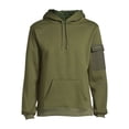 thumbnail image 5 of Tahari Men's Fleece Pullover Hoodie with Cargo Pocket on Sleeve, Sizes S-3X, 5 of 5