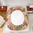 thumbnail image 5 of Homewish Vintage Groovy Flower Queen Sheet Sets, Western Bohemian Queen Fitted Sheet, 4pcs, 5 of 7