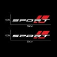 thumbnail image 2 of 2 Pcs 16In Sport Letter Body Decor Stripe Vinyl Decal Decal Sticker For Most Car, 2 of 7