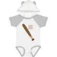 thumbnail image 3 of Inktastic Baseball Bat and Ball Boys or Girls Baby Bodysuit, 3 of 5