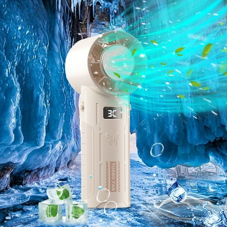 

Clearance Handheld Ice Pack Fan Outdoor Coolings Fan Small Desktop Ice Pack Fan Semiconductor Coolings Fan