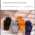 thumbnail image 3 of Guantes de invierno cálidos con pantalla táctil, de poliéster, resistentes al frío, de cachemira, para montar al aire libre, gruesos y antideslizantes, 3 of 3