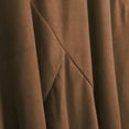 thumbnail image 3 of Urban CoCo Vintage Elastic Waist A-Line Midi Skirt (Brown, XL), 3 of 7