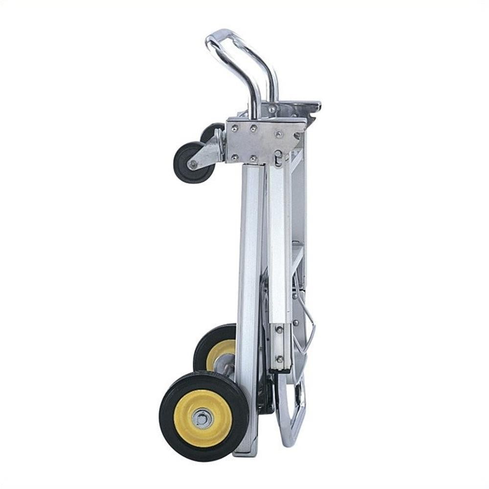 Safco, HideAway Convertible Hand Truck, 1 Each, Silver